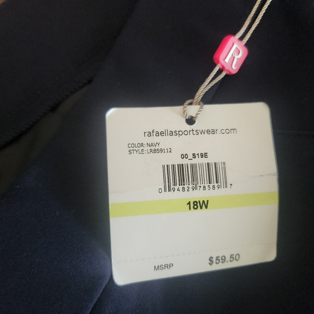 Lot of 3 Belk shorts NWT Rafaella, gently worn Kim Rogers and Bandolino 18W - Picture 11 of 16